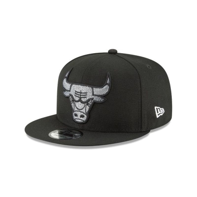 Chicago Bulls Gorra | New Era NBA Squad Twist 9fifty Snapback Cap Mexico - Negros
